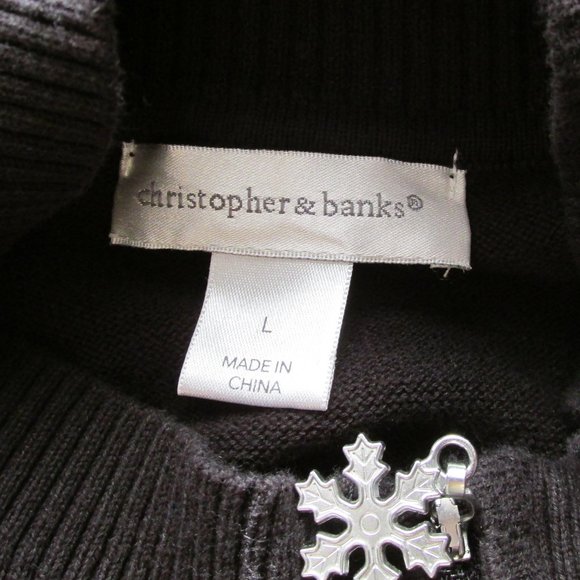 Holiday Snowflake Sweater Vest - Picture 4 of 4